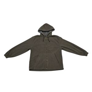 2 for $10 basic EDITIONS Fleece Zip Up Hoodie Small